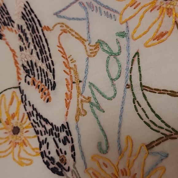 Vintage Hand Stitched Maryland State Bird & Flower. - Picture 5 of 16